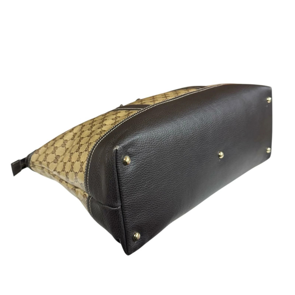 Gucci GG Crystal Tote Bag Canvas Brown - Picture 4 of 8